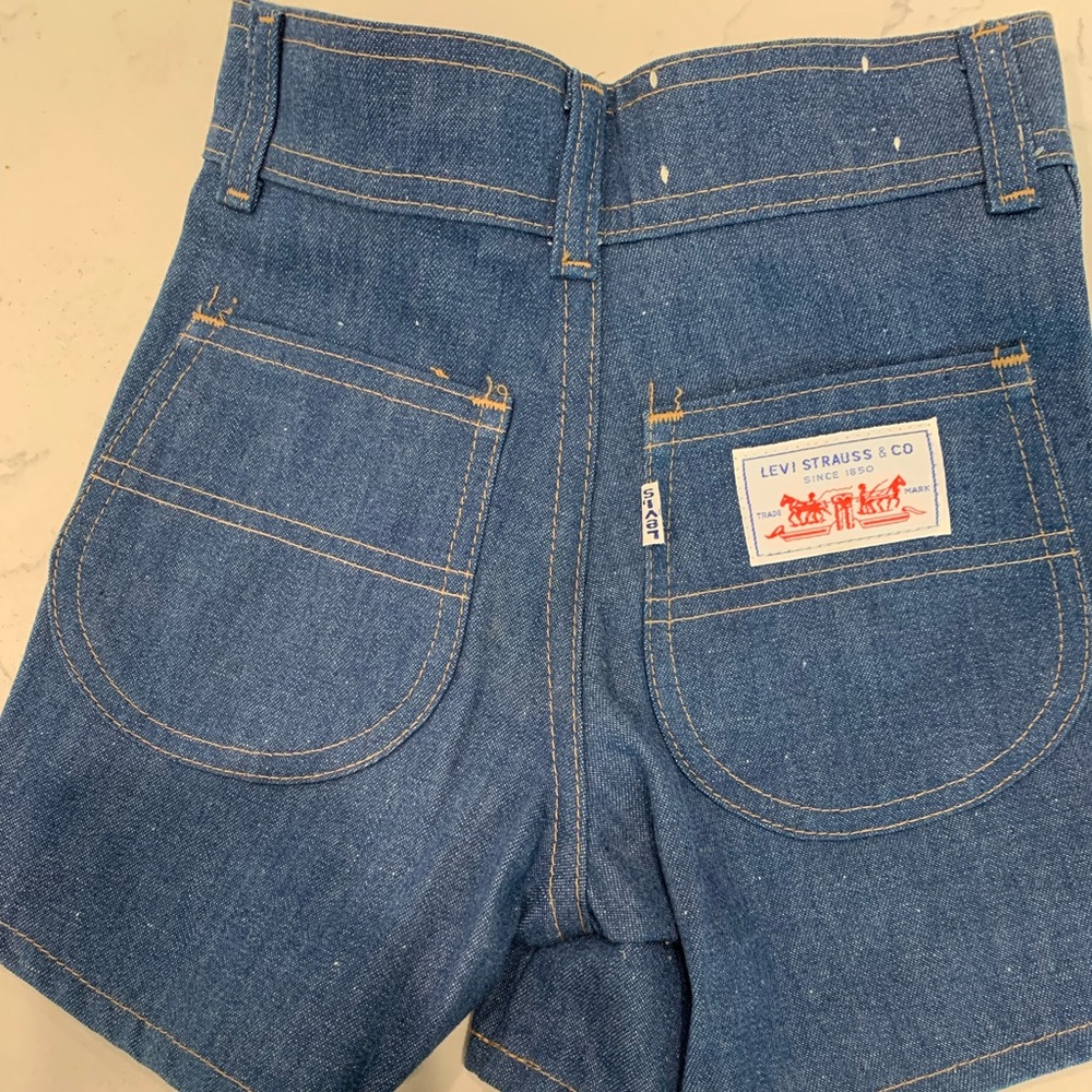 Vintage kids White Tag Levi’s Jean Shorts